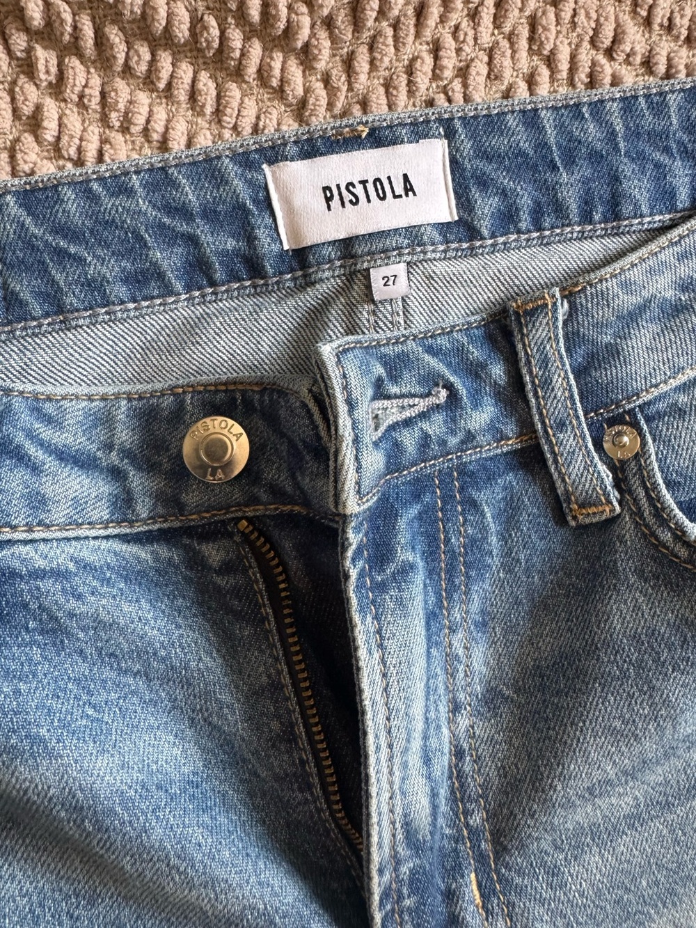 Pistola Light Blue Wash Jeans - Picture 1 of 6